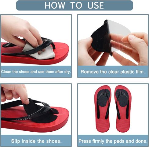 Gel Metatarsal Pads for Thong Sandals Flip-Flops, 3 Pairs Self-Adhesive Forefoot Pads, Anti-Slip Ball of Foot Cushion Insoles for Women and Men, All Day Pain Relief (Beige) in Kuwait