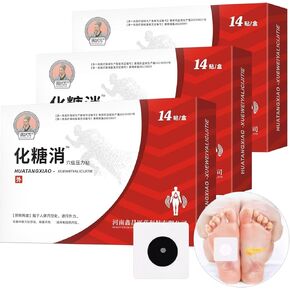 Hua Tang Xiao Acupoint Sticker, 42pcs Herbal Patch, Hua Tang Xiao, Huatangxiao Acupoint Pressure(3Box) in Kuwait