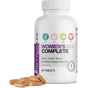 Bronson ONE Daily Women’s 50+ Complete Multivitamin Multimineral, 90 Tablets in Saudi Arabia