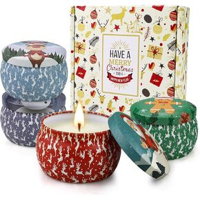Candles Gifts for Women, 8 Pack 2.5oz Scented Candles for Home, Soy Wax Aromatherapy Candle Set for Stress Relief, Birthday Gift for Friends, Gift for Christmas Day