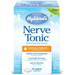 Hyland's Nerve Tonic Quick Dissolve Tablets, Stress Relief, 50 Tablets Per Bottle (5 Bottles) in Kuwait