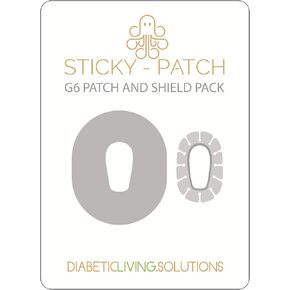 درع وواقي G6 من ديككوم مع رقع | أفضل ملحق ديككوم لتوفير الحماية الإضافية لمرضى السكري باستخدام G6 | (25) رقع ديككوم G6 وعبوة كومبو شيلد in Kuwait