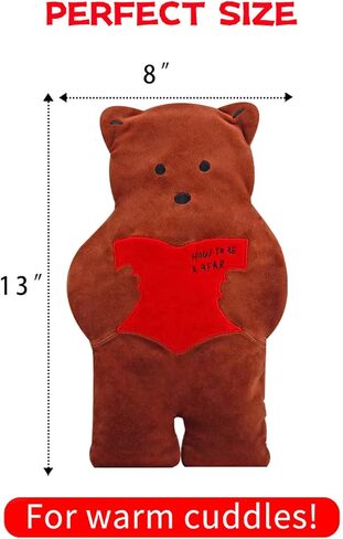 Heating Pads for Cramps,13" x 8" Microwave Heating Pad,Period Heating Pad for Cramps,Bear Plush with Removable Lavender Scented Heating Pad,How to Be A Bear in Saudi Arabia