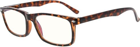 نظارات قراءة للكمبيوتر من Eyekepper، نظارات قراءة بفلتر الضوء الأزرق، نظارات زرقاء تحجب الوهج للرجال والنساء، أسود in Kuwait