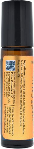 تركيبة زيوت عطرية مهدئة فورية دوارة 10 مل مسبقة التخفيف، جاهزة للاستخدام من أجل علاج طبيعي للعلاج العطري والاسترخاء in Kuwait