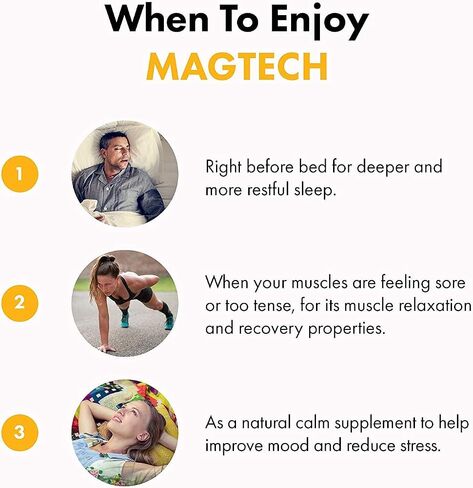 Natural Stacks MagTech Magnesium Supplement - Chelated Magnesium Complex - 3 Forms of Magnesium: Magtein Magnesium L-Threonate, Glycinate & Taurate - Supports Relaxation & Brain Health, 45 Capsules in Saudi Arabia