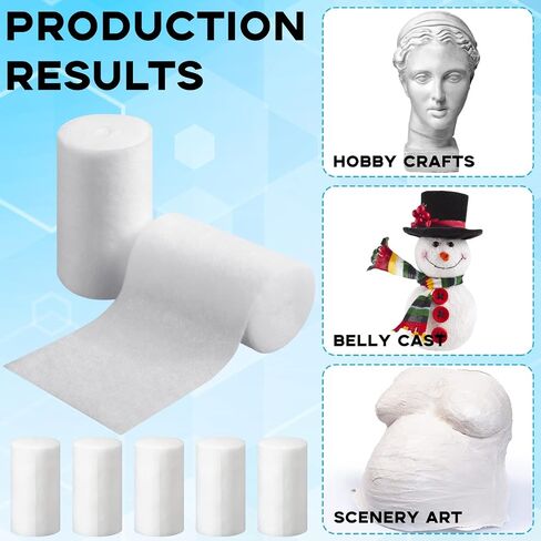 Treela 24 Rolls Cotton Cast Padding Individually Wrapped,4 Inch x 8.9 Ft in Saudi Arabia