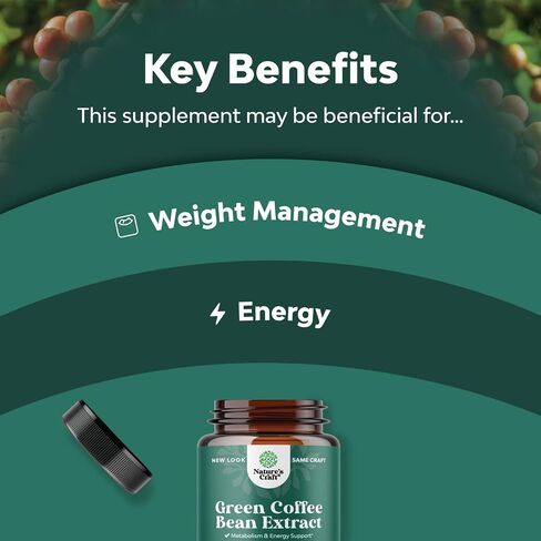 Green Coffee Bean Extract for Weight Loss - Weight Loss Pills for Women and Men - Appetite Suppressants for Weight Loss with Chlorogenic Acid - Herbal Fat Burner to Assist with Weight Loss 120 Count in Saudi Arabia