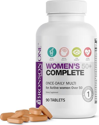 Bronson ONE Daily Women’s 50+ Complete Multivitamin Multimineral, 90 Tablets in Saudi Arabia