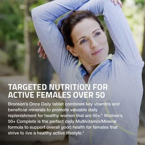 Bronson ONE Daily Women’s 50+ Complete Multivitamin Multimineral, 90 Tablets in Saudi Arabia