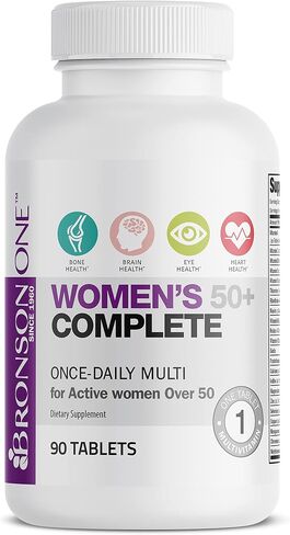 Bronson ONE Daily Women’s 50+ Complete Multivitamin Multimineral, 90 Tablets in Saudi Arabia