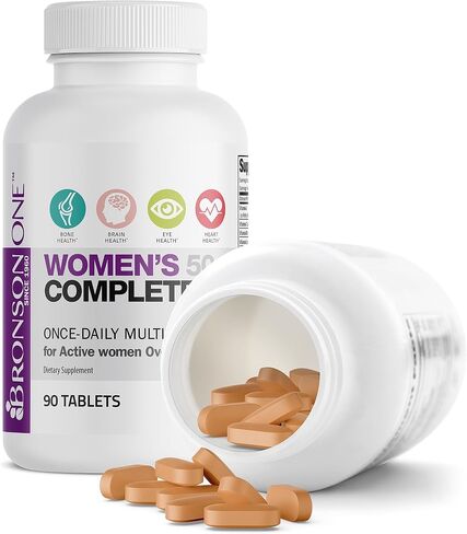 Bronson ONE Daily Women’s 50+ Complete Multivitamin Multimineral, 90 Tablets in Saudi Arabia