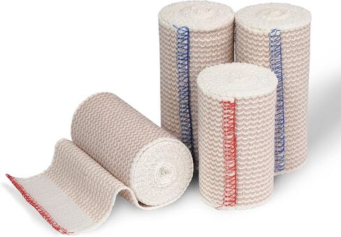 D&H Medical Elastic Bandage Wrap - Premium Elastic Bandages with Velcro Closure, Compression Bandage for Wrist, Ankle & Foot (2 Count (Pack of 1)) in Saudi Arabia