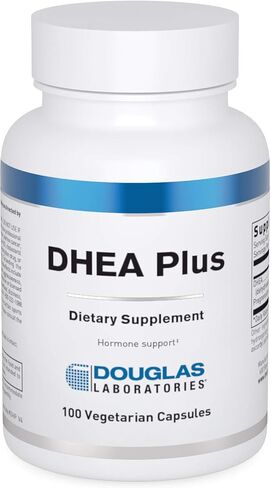 مختبرات دوغلاس DHEA Plus | 25 ملغ من DHEA بالإضافة إلى بريغنينولون لدعم صحة المناعة والدماغ والعظام واستقلاب الطاقة واستقلاب الدهون في الدم* | 100 كبسولة in Saudi Arabia