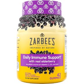 Zarbee's Adult Elderberry Immune Support Gummies, Berry 60ct in Kuwait