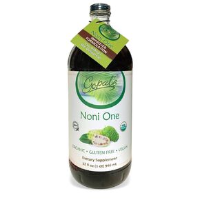 Gopals Noni One 100% Pure Organic Noni Juice - 32oz Glass Bottle (1 qt) Gluten-Free & Vegan Superfruit Liquid 30,000mg of Noni Juice Per Serving, Vitamin and Antioxidant Rich in Saudi Arabia