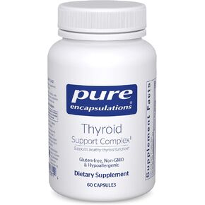 Pure Encapsulations Thyroid Support Complex - Hypoallergenic Supplement with Herbs and Nutrients for Optimal Thyroid Gland Function* - with Vitamin A, C, D, and Selenium - 120 Capsules in Saudi Arabia