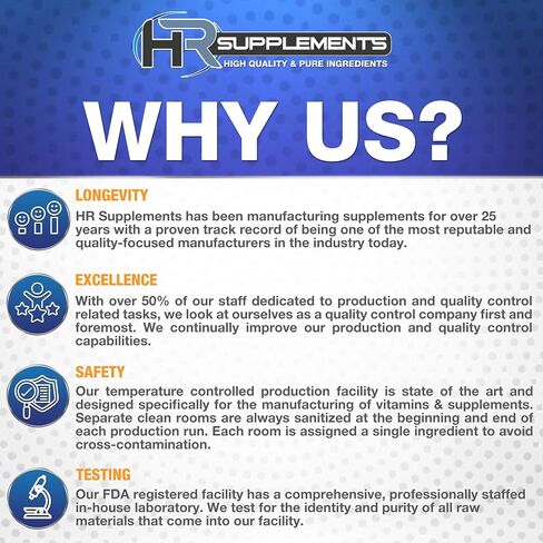 HR Supplements L-Lysine Powder, 1 Kilogram (2.2 Lbs), Unflavored, Lab-Tested, Scoop Included in Saudi Arabia