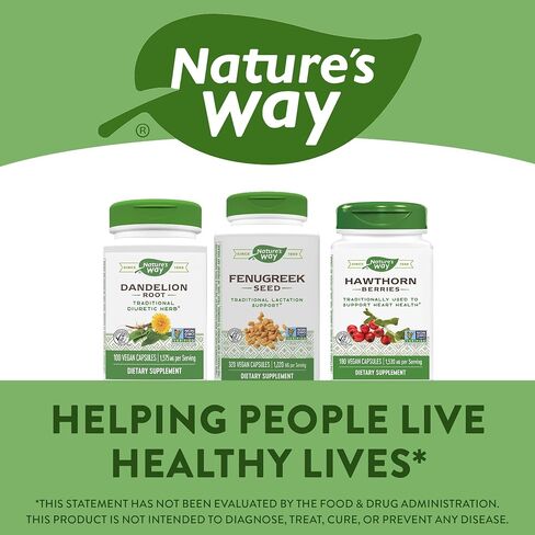Nature's Way Fenugreek Seed، دعم تقليدي للرضاعة الطبيعية/الرضاعة الطبيعية*، 1130 ملجم، 180 كبسولة نباتية in Kuwait
