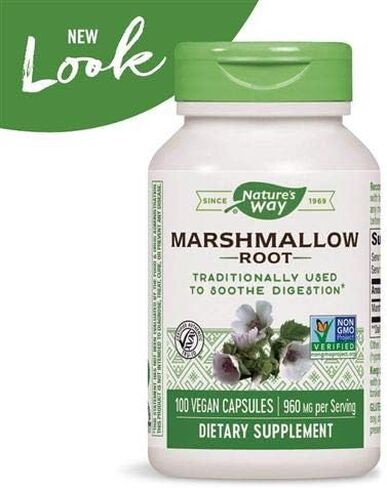 Nature's Way Marshmallow Root 480 mg، 100 كبسولة، عبوة من 2 in Saudi Arabia