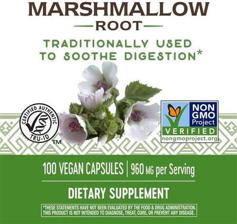 Nature's Way Marshmallow Root 480 mg، 100 كبسولة، عبوة من 2 in Saudi Arabia