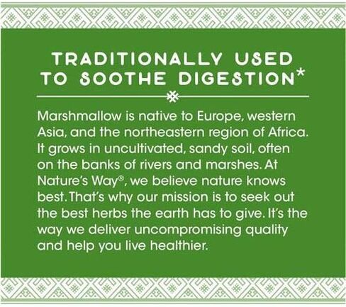 Nature's Way Marshmallow Root 480 mg، 100 كبسولة، عبوة من 2 in Saudi Arabia