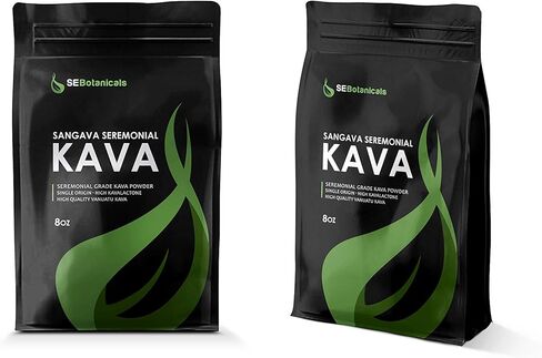 مسحوق الكافا الاحتفالي من SEBotanicals فانواتو 14,28% كافالاكتونز 8 أونصة - فانواتو كافا - مسحوق الكافا - مسحوق الكافا من الدرجة الاحتفالية سانجافا in Kuwait