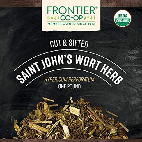 Frontier Co-op Organic Cut & Sifted Saint John's Wort Herb 1lb in Saudi Arabia
