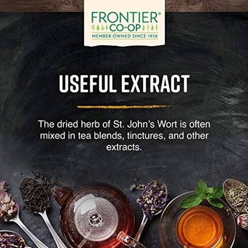 Frontier Co-op Organic Cut & Sifted Saint John's Wort Herb 1lb in Saudi Arabia