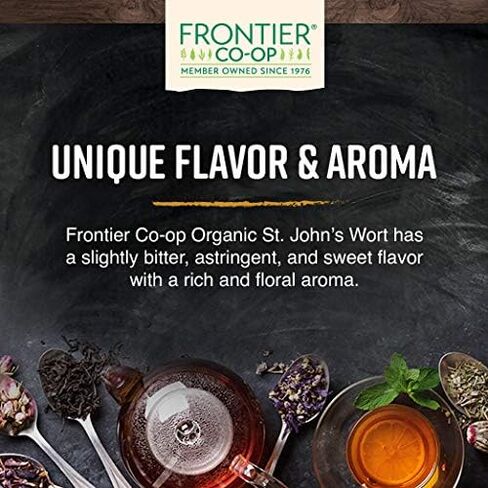 Frontier Co-op Organic Cut & Sifted Saint John's Wort Herb 1lb in Saudi Arabia
