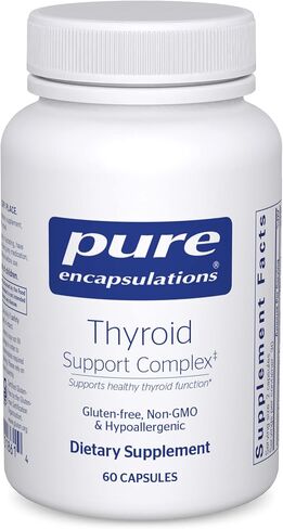 Pure Encapsulations Thyroid Support Complex - Hypoallergenic Supplement with Herbs and Nutrients for Optimal Thyroid Gland Function* - with Vitamin A, C, D, and Selenium - 120 Capsules in Saudi Arabia