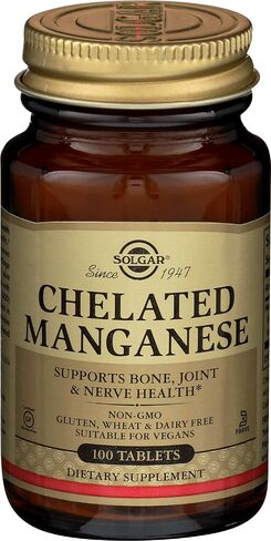 Solgar Chelated Manganese Tablets, 100 Tabs in Saudi Arabia