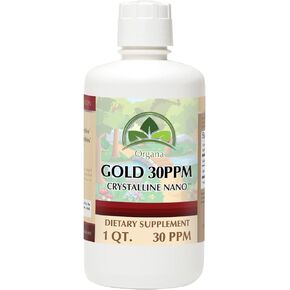 Organa Pure Crystalline Liquid Gold Supplement - 30 PPM - Colloidal Minerals in Saudi Arabia