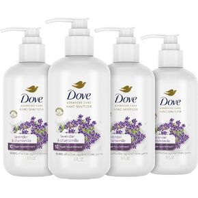 مطهر اليدين دوف العناية المتقدمة باللافندر والبابونج لبشرة ناعمة وملساء، فعال بنسبة 99.99% ضد العديد من الجراثيم، 8 أونصة in Kuwait