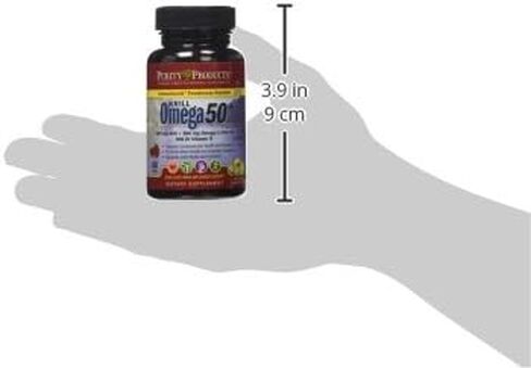 Purity Products Krill Omega 50 (Krill + Fish Oil Blend 1000mg + Astaxanthin 500mcg + Phospholipids 200mg + Vitamin D 500 IU) - 60 Mini Softgels in Saudi Arabia