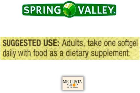 فيتامين K2، Spring Valley 100 ميكروجرام، 60 كبسولة هلامية + Me Gustas Stricker in Kuwait