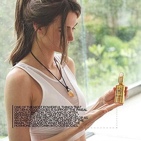 Ormus Monoatomic Gold Concentrate (HIGH Potency x12) - 1.7 fl. oz. (50 ml) - Made by Real Alchemists Using 24k Food-Grade Gold, Dead Sea Salt, Pink Himalayan Salt, and Red Hawaiian Salt in Saudi Arabia