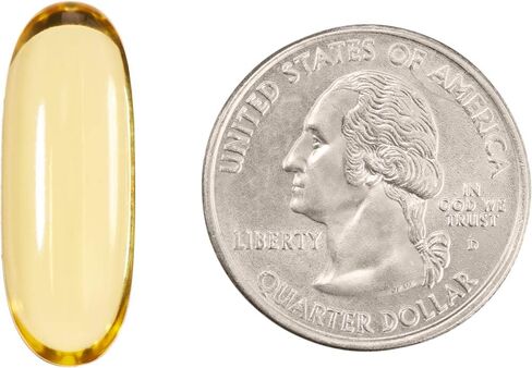 علامة أمازون التجارية - زيت السمك ريفلي سوبر أوميجا 3 البري بنكهة الليمون الطبيعية - EPA، DHA أوميغا 3 - الأحماض الدهنية - 90 كبسولة هلامية (1280 مجم لكل وجبة، 2 كبسولة هلامية) in Kuwait