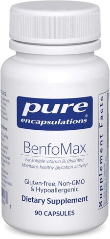 Pure Encapsulations BenfoMax | B1 (Thiamine) Supplement to Support a Healthy Carbohydrate Metabolism and Kidney Cellular Health* | 90 Capsules in Saudi Arabia