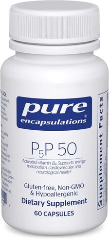 Pure Encapsulations P5P 50 | Vitamin B6 Supplement to Support Metabolism* | 60 Capsules in Saudi Arabia