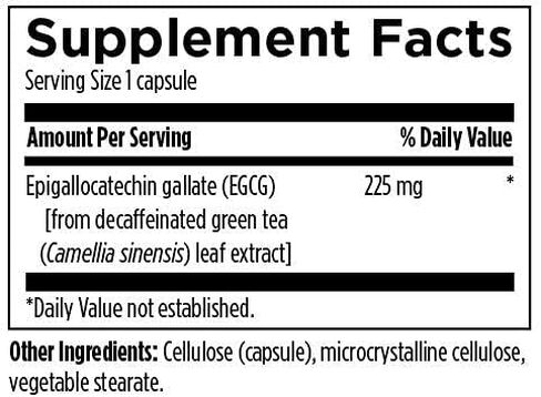 Designs for Health EGCg - Decaffeinated Green Tea Extract (225mg) + Polyphenols Antioxidant Supplement - Non-GMO Vegan Green Tea Pills (60 Capsules) in Saudi Arabia