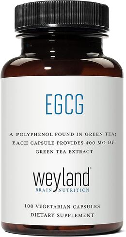 Weyland: EGCG من مستخلص الشاي الأخضر، 400 ملجم (100 كبسولة نباتية) in Kuwait