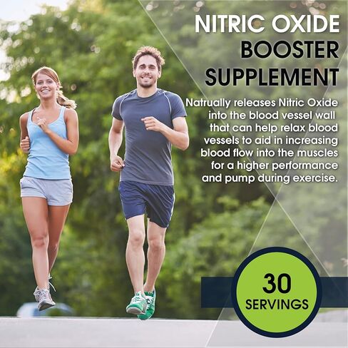 مسحوق ما قبل التمرين من شركة بلو إيرث، إل أرجينين 5000 ملجم، مكمل سيترولين 1000 ملجم، معزز أكسيد النيتريك، مونوهيدرات الكرياتين، بيتا ألانين، الكافيين، مزيج مشروبات الطاقة قبل التمرين، للرجال والنساء in Kuwait