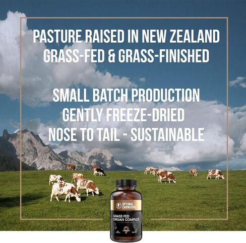 أعضاء لحوم البقر التي تتغذى على العشب، كبسولات أعضاء لحم البقر، مكمل أعضاء لحم البقر، مكملات الأعضاء، كبسولات أعضاء اللحوم التي تتغذى على العشب، مجمع الأعضاء التي تتغذى على العشب - 9 أعضاء - كبد البقر، الدماغ، الغدة الصعترية، الرئة، المرارة in Kuwait