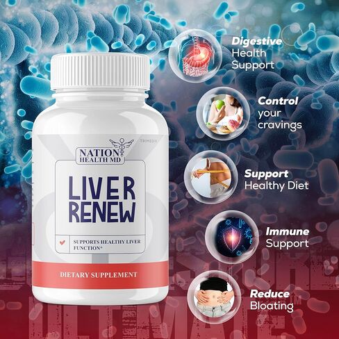 (3 عبوات) تركيبة تجديد الكبد - حبوب تجديد الكبد لمدة 90 يومًا، تجديد مباشر، كبسولات تركيبة تجديد الكبد، مراجعات تجديد الكبد in Kuwait