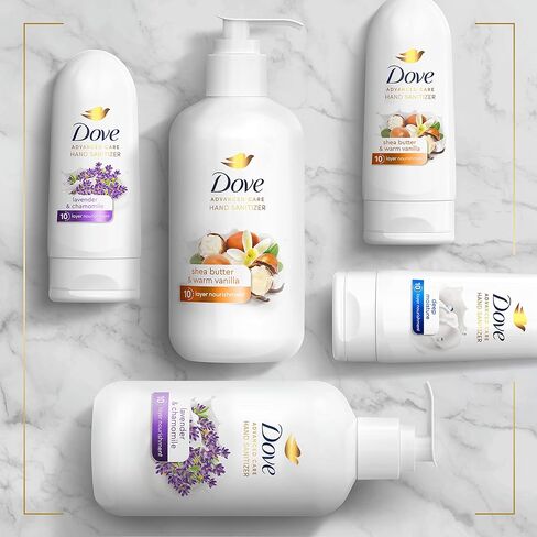 مطهر اليدين دوف العناية المتقدمة باللافندر والبابونج لبشرة ناعمة وملساء، فعال بنسبة 99.99% ضد العديد من الجراثيم، 8 أونصة in Kuwait