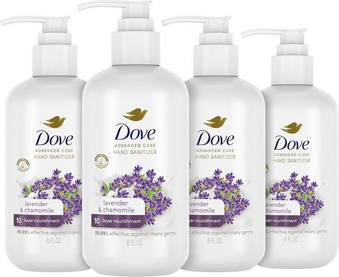 مطهر اليدين دوف العناية المتقدمة باللافندر والبابونج لبشرة ناعمة وملساء، فعال بنسبة 99.99% ضد العديد من الجراثيم، 8 أونصة in Kuwait