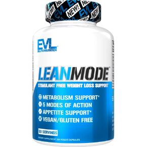 EVL Metabolic Energy Supplement - Multipurpose Herbal Metabolic Support with Invigorating Green Coffee Bean Extract - LeanMode Green Tea and Garcinia Cambogia Capsules - 30 Servings