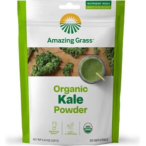 مسحوق الكرنب العضوي، 150 جم، من أميزنج غراس in Kuwait