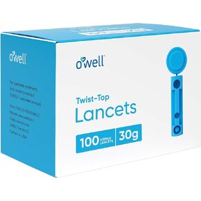 Twist Top Lancets for Diabetes Testing, 26 Gauge Diabetic Lancets for Blood Testing, Glucose and Keto Testing – Sterile Lancets Fits Most Lancing Devices - 26g Blood Sugar Lancets (100ct) in Saudi Arabia